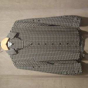 Express Slim Fit Portofino Top - Black & White